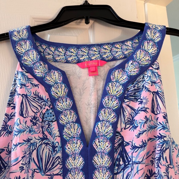 EUC Lilly Pulitzer Santanita shift Dress  Size  Large - Picture 10 of 16